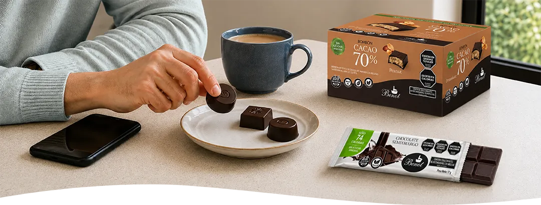 Productos de la Línea Benot sin azúcar añadida, sin gluten y de bajo índice glucémico