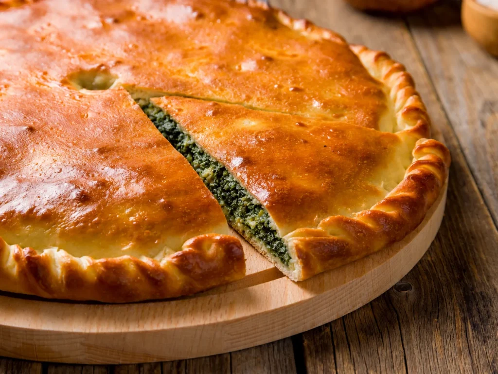 Tarta salada sin gluten con masa casera