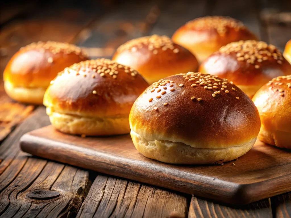 Panes de hamburguesa caseros sin gluten