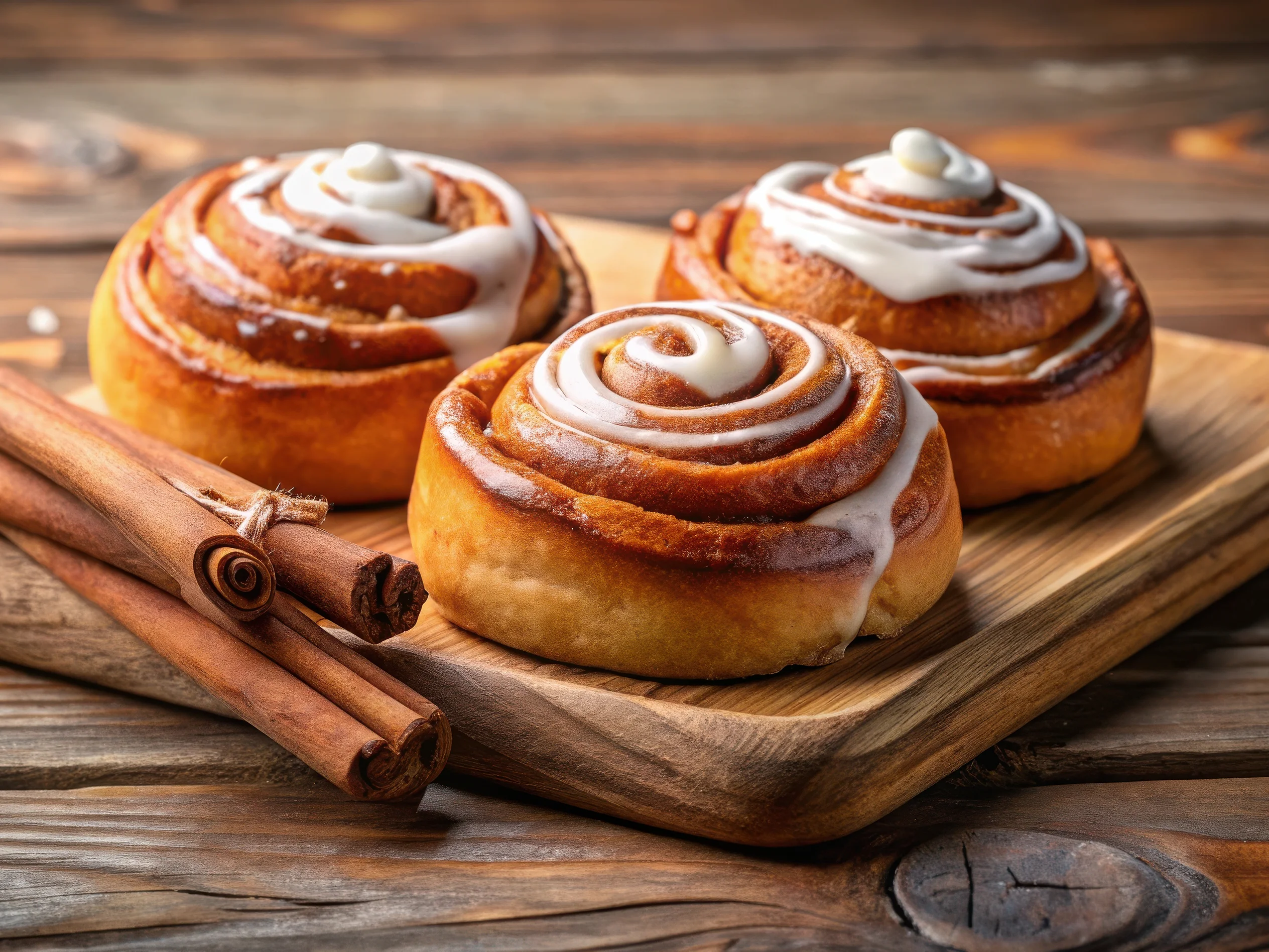 Rolls de canela sin gluten