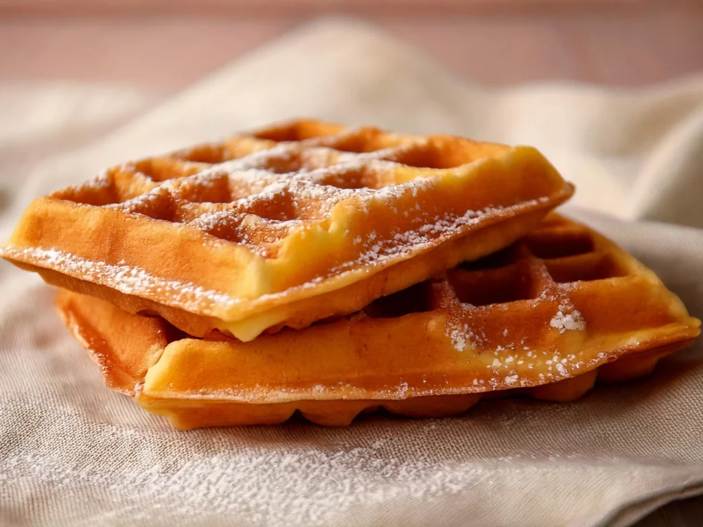 Waffles de vainilla sin gluten